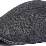 BABEYOND Men's Flat Cap Newsboy Hats Herringbone Tweed Cabbie Hats for Men 1920s?Ivy?Irish?Driving?Hats Gatsby Hat
